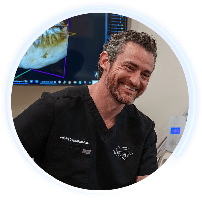 dr with dental patient for oral surgery
